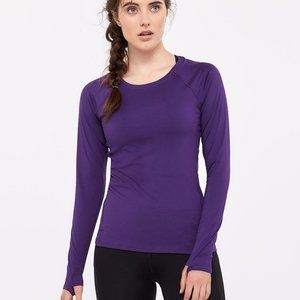 muscle moisture-wicking long-sleeve tee